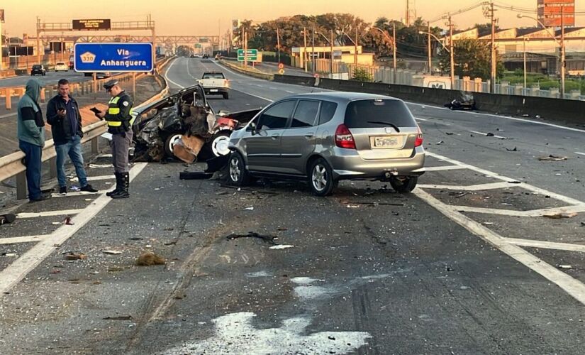 Acidente na Rodovia Anhanguera