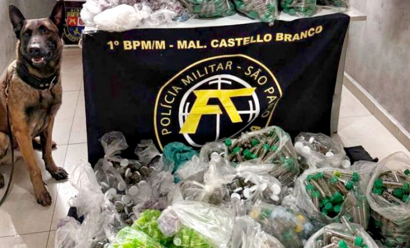 PM desativa duas 'casas bomba' e apreende mais de 90 kg de drogas na zona sul de SP