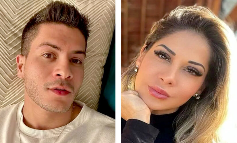 Arthur Aguiar, de 35 anos, e Maíra Cardi, de 40 anos, estão agitando a internet nesta semana