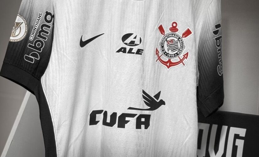 Camisa do Corinthians com a marca da Cufa