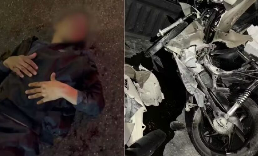 Jovem de 18 anos tenta roubar moto e é atropelado