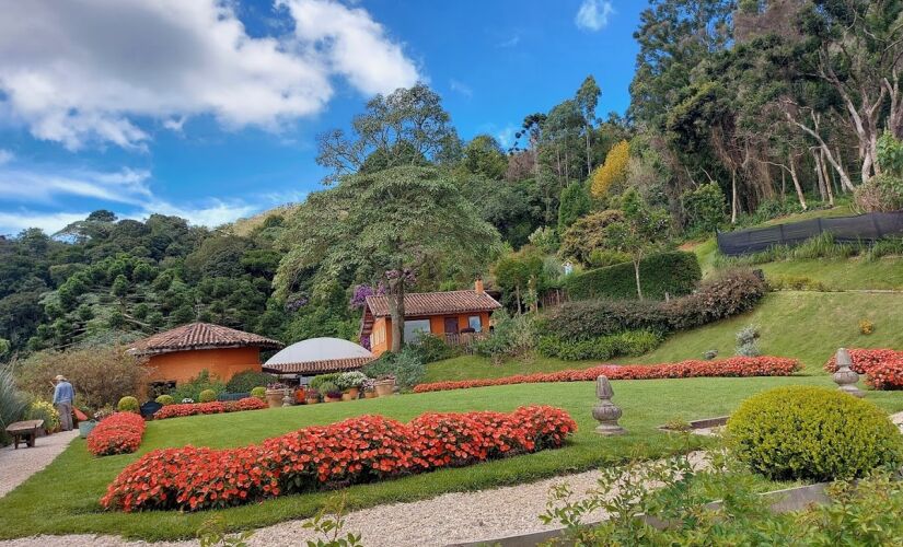 O Parque Amantikir é um dos principais pontos turísticos para conhecer em Campos do Jordão