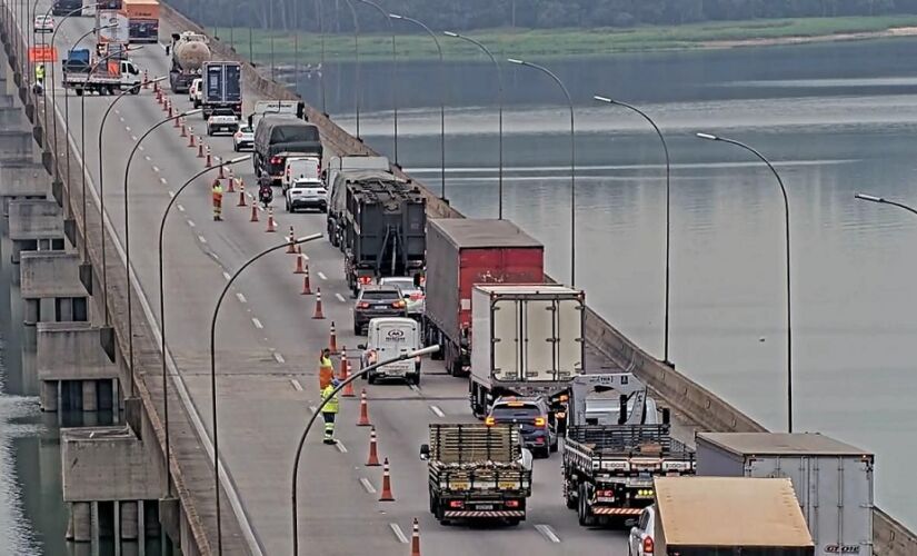 Obras causam lentidão no Rodoanel Mário Covas