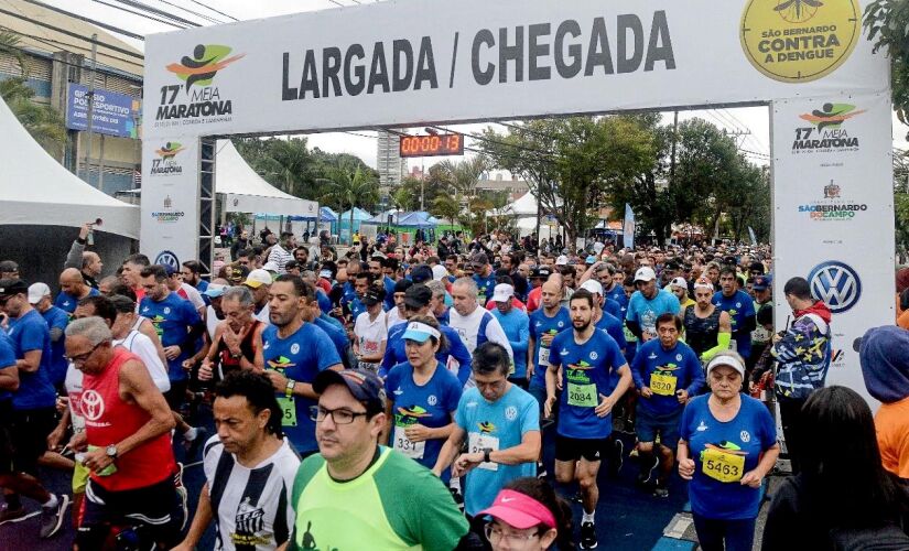 A Prefeitura de São Bernardo do Campo, no ABC Paulista, abriu inscrições para mais uma edição da Meia Maratona