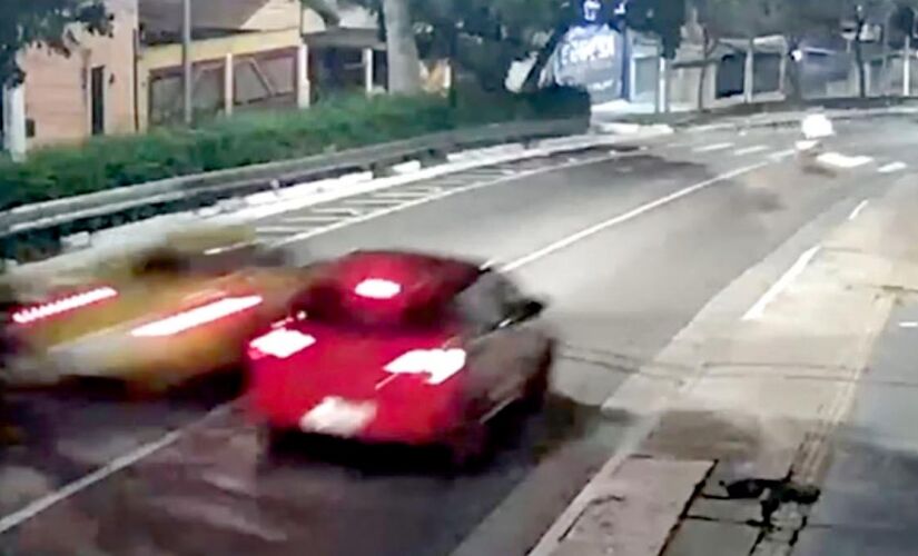 O motorista atropelou e matou o motociclista na zona sul de SP