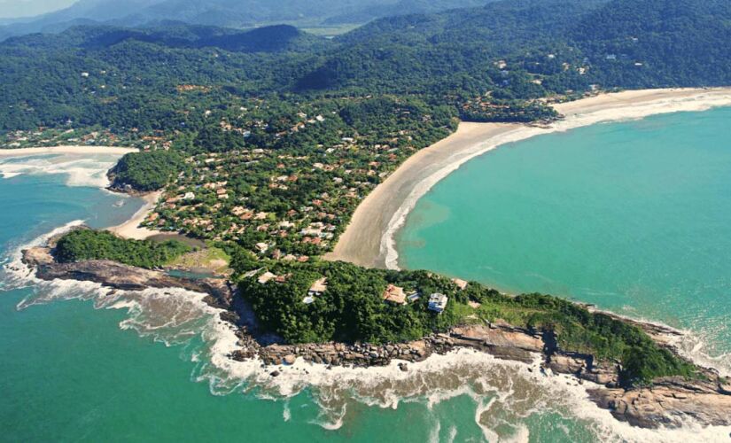 Não houve mortes por afogamento neste último fim de semana no litoral de SP; na foto, praia de Guarujá