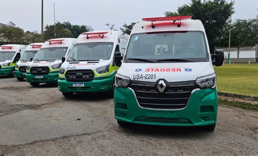 Novas ambulâncias ajudarão no resgate do SAI