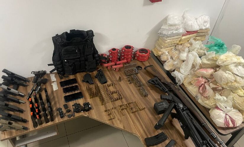 Arsenal encontrado dentro da casa, na zona sul de São Paulo