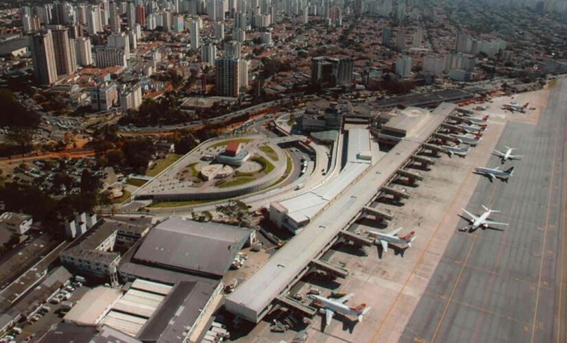 O Aeroporto de Congonhas, em São Paulo