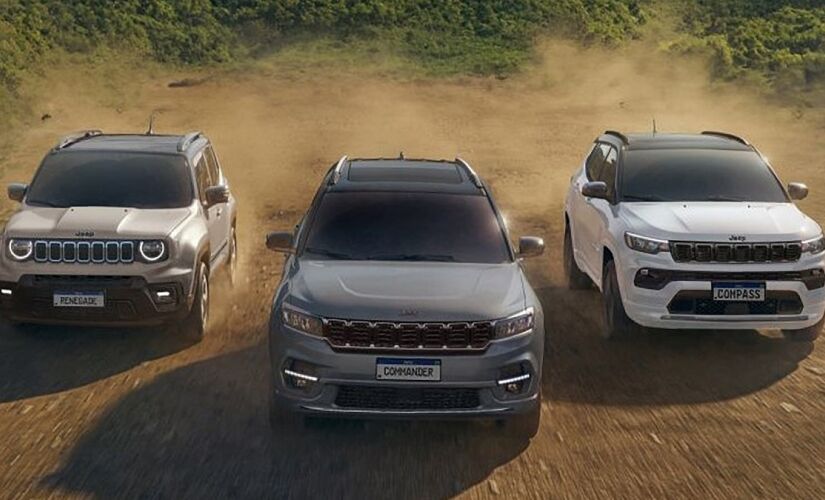 Jeep Renegade, Commander e Compass alcançaram a marca de um milhão de carros vendidos no Brasil