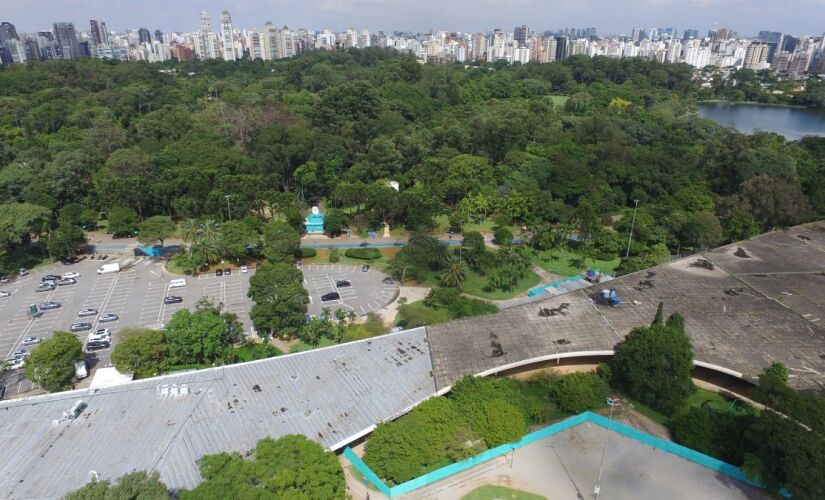 Vista aérea do Parque ibirapuera