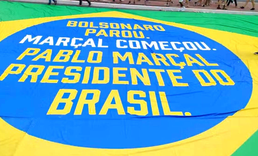 Bandeira causou polêmica na avenida Paulista, no último sábado