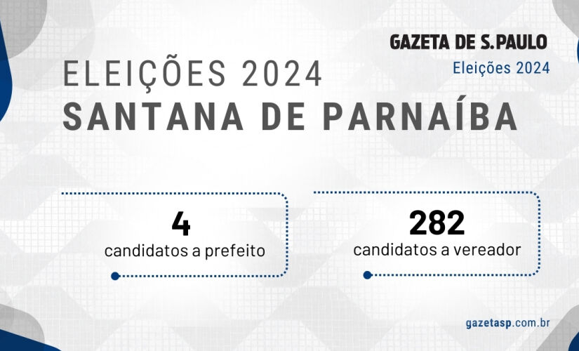 Lista dos candidatos a prefeito e vereador para a cidade de Santana de Parnaíba 