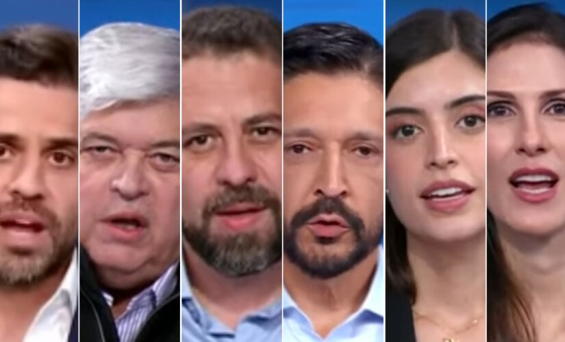 Candidatos à Prefeitura de São Paulo, em debate no SBT