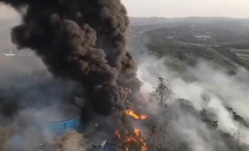 Fogo atingiu uma estação de bombeamento e o reservatório da Sabesp