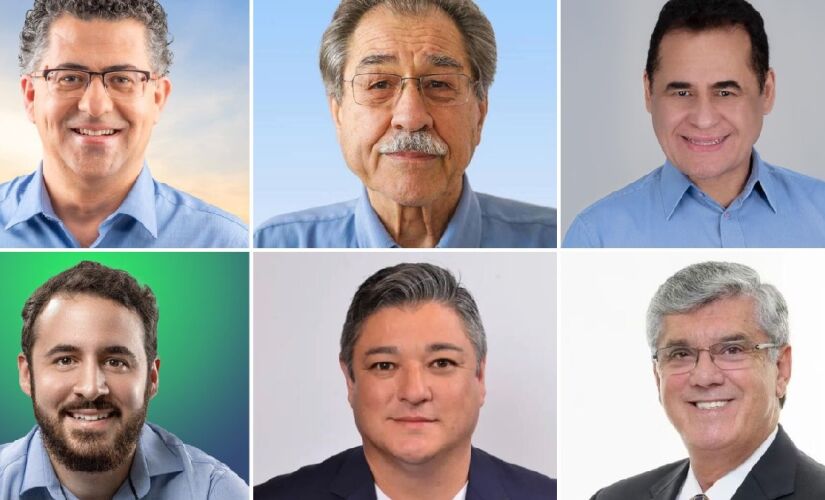 Candidatos Elói Pietá (Solidariedade), Jorge Wilson (Republicanos), Lucas Sanches (PL), Alencar Santana (PT), Márcio Nakashima (PDT) e Waldomiro Ramos (PSB) participarão do debate