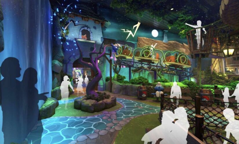 "Vila dos Smurfs Park" também é o terceiro parque temático do filme no mundo