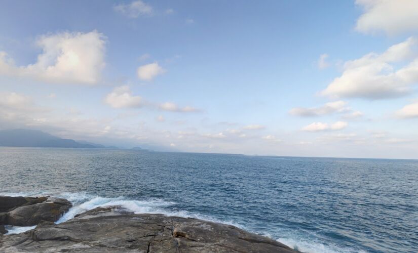 Região da Ponta Grossa, em Ubatuba, no litoral norte paulista