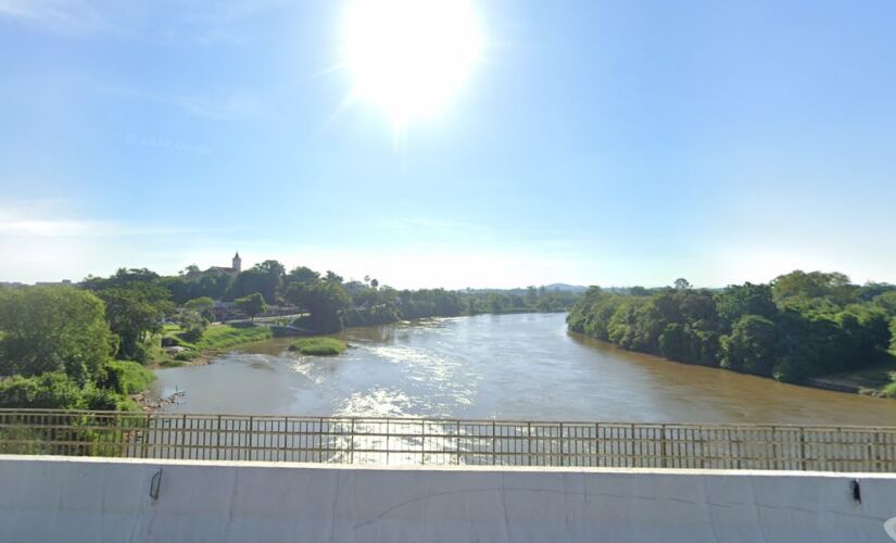 Rio Iguape, em Registro, no interior de São Paulo