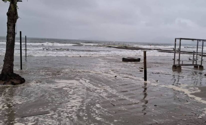 Ressacas no Litoral de SP preocupam caiçaraas