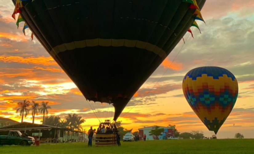 Cidade de Boituva tem atração em balões flutuantes 