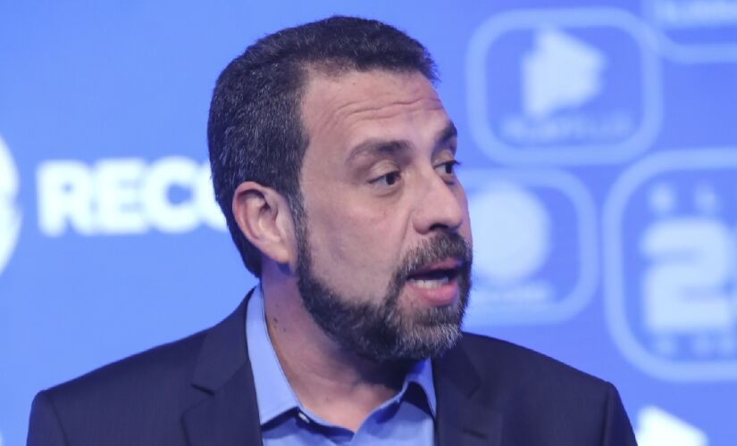 Boulos durante debate da Record, na noite deste sábado