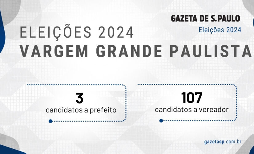 Candidatos a prefeito e a vereador na cidade de Vargem Grande Paulista 