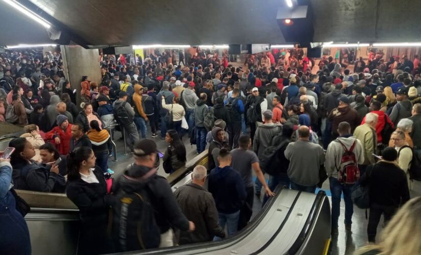 A estação da Sé é a primeira da lista com mais fluxo de pessoas na cidade de São Paulo