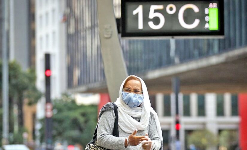 Temperatura máxima não passa de 26 &ordm;C no fim de semana