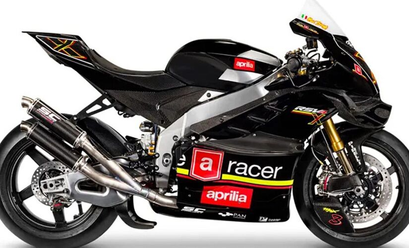 Motocicleta superbike Aprilia RSV4 X Ex3ma é lançada