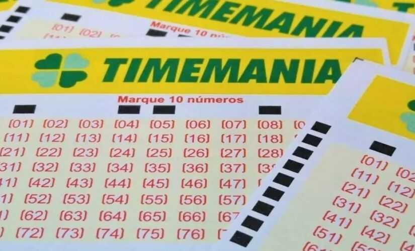 O prêmio do Timemania é de R$ 12.000.000,00