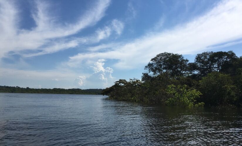 A maior parte da água doce do Brasil está concentrada na Amazônia, onde o Rio Amazonas e seus afluentes correspondem a 1/5 de toda a água do mundo. 