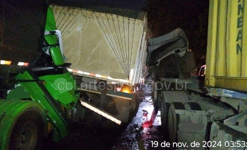 Acidente deixou uma pessoa em estado grave