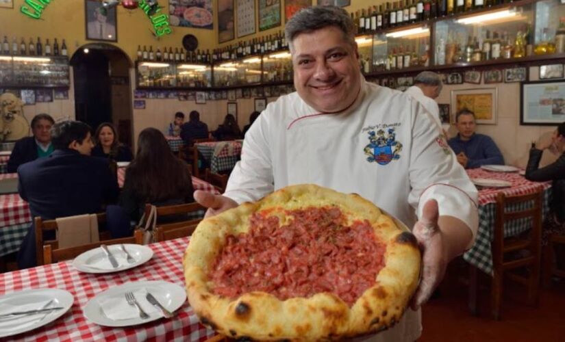 Proprietário Fábio Donato é neto do fundador da pizzaria