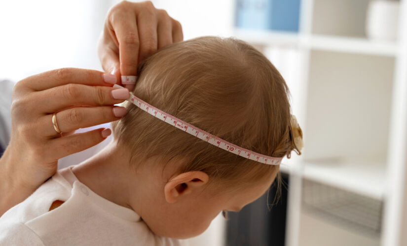 A assimetria craniana ocorre quando há uma deformidade no formato da cabeça do bebê