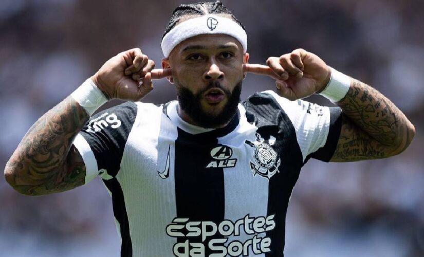 Corinthians leiloa camisa de Memphis Depay