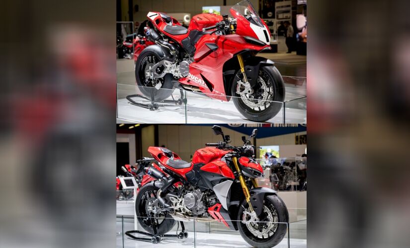 Modelos de 2025 da 'Ducati Panigale V2' e 'Streetfighter V2'