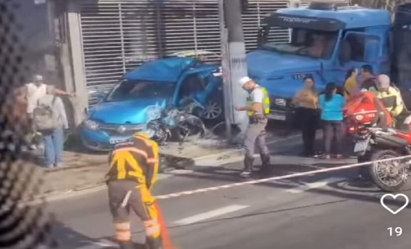 Devido ao acidente, ônibus circulam com velocidade abaixo do limite