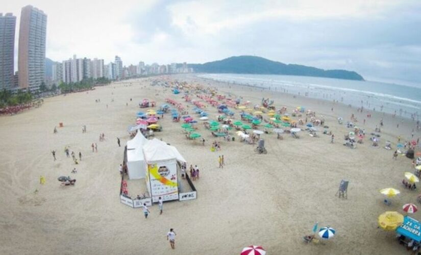 Afogamento foi registrado na Praia Grande, litoral de São Paulo