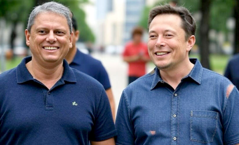 Tarcísio usou inteligência artificial para "dar uma volta" com o bilionário Elon Musk