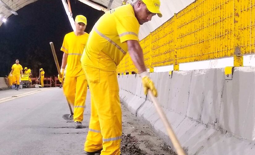 Túnel será interditado para a realização de obras e melhorias na via