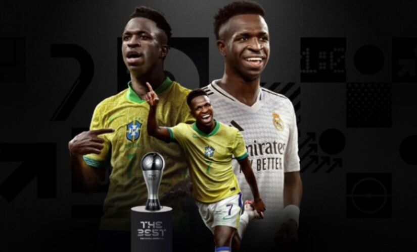 Sem Bola de Ouro, Vini Jr. é eleito o melhor do mundo pela Fifa