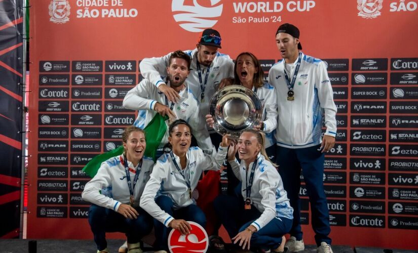 Seleções campeãs nas categorias masculina e feminina de Beach Tennis da Itália