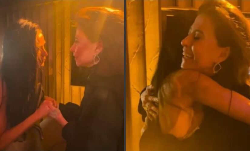 Demi Moore fez questão de encontrar Fernanda Torres durante o jantar da badalada premiação de Hollywood