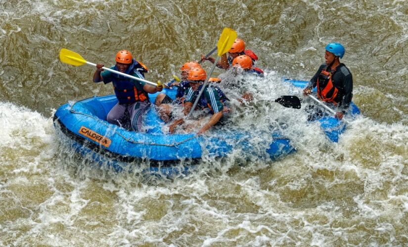 São dezenas de atrações ligadas ao turismo de natureza e aventura, como rafting / Foto ilustrativa