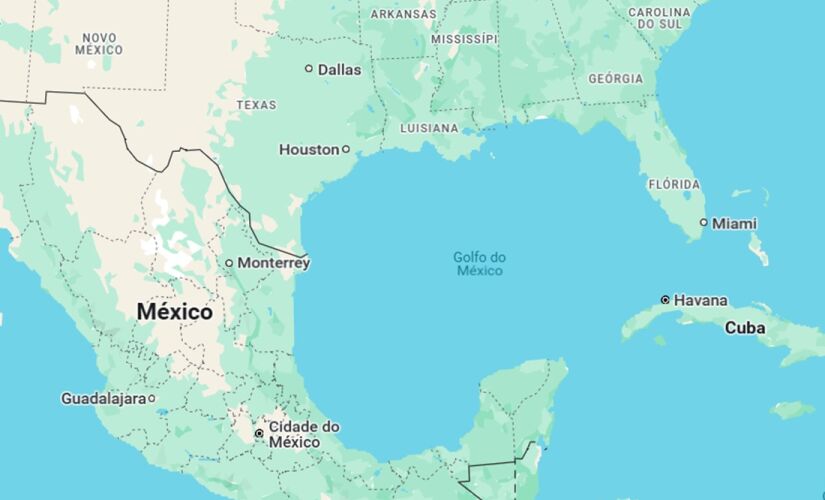 Golfo do México banha terras do México, Estados Unidos e Cuba