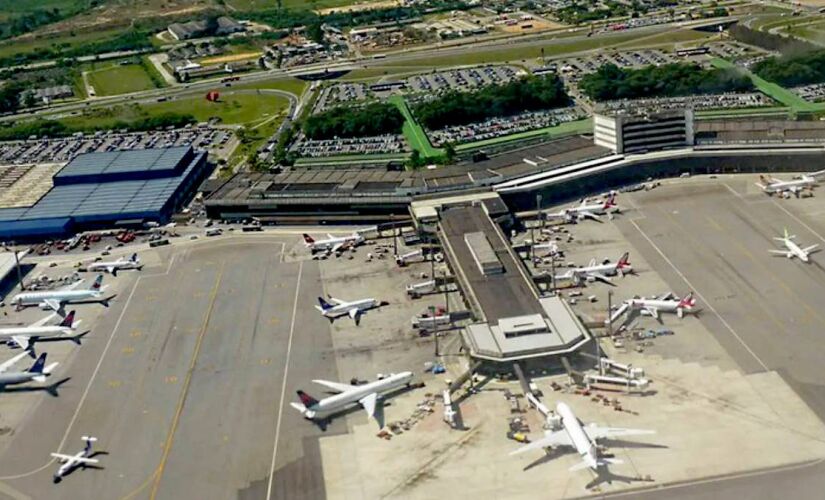 Bagagem chegou ao Aeroporto Internacional de São Paulo, em Guarulhos, na Grande São Paulo