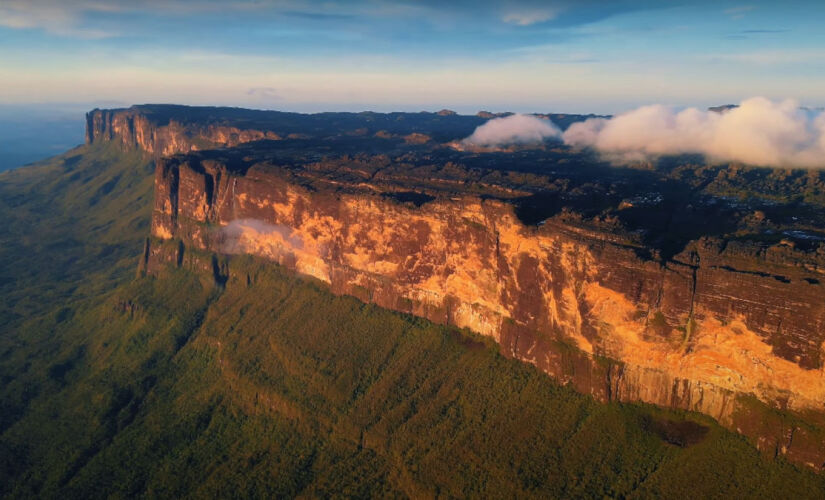 O Monte Roraima é um dos mais elevados do País