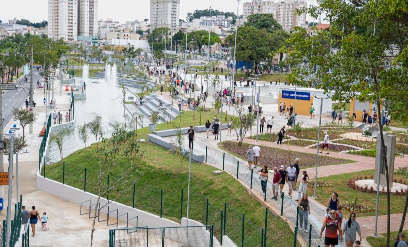 Parque Linear em São Caetano do Sul, no ABC Paulista