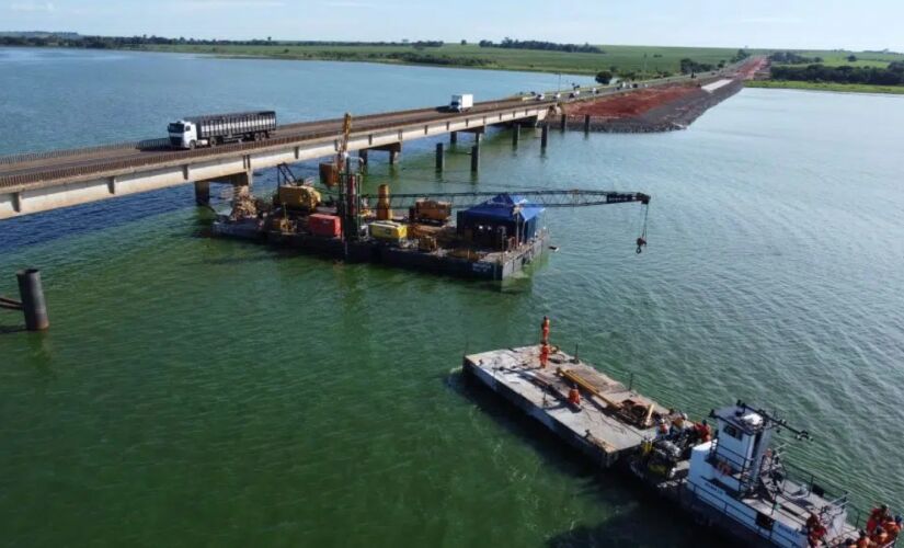 Obras usarão vigas pré-moldadas de concreto e do método construtivo de balanços sucessivos em seu vão central de 125 metros